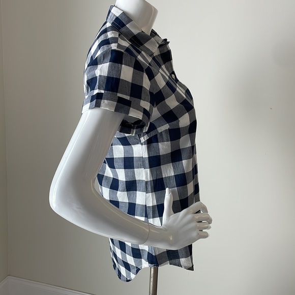 J. Crew Mercantile Plaid Short Sleeve Size XS. - Picture 8 of 11